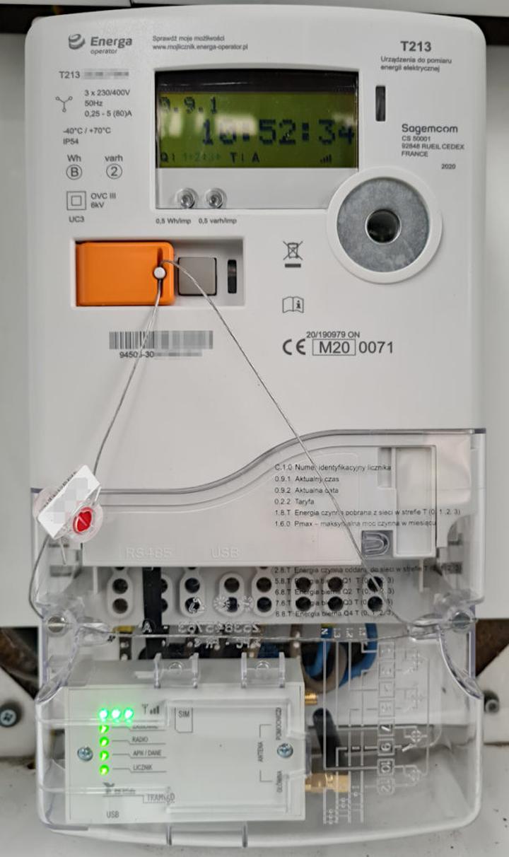 Licznik przedpłatowy Energa