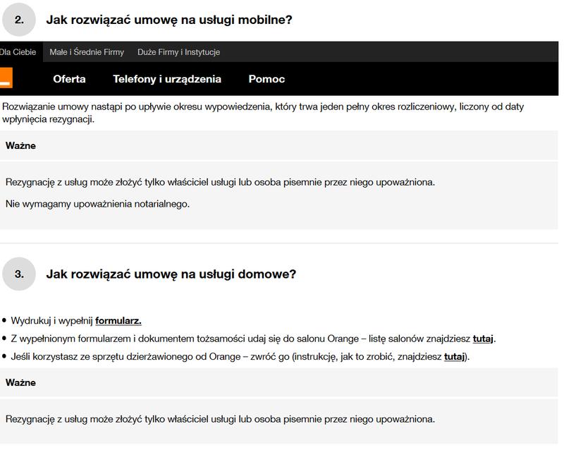 Wypowiedzenie umowy bez kary