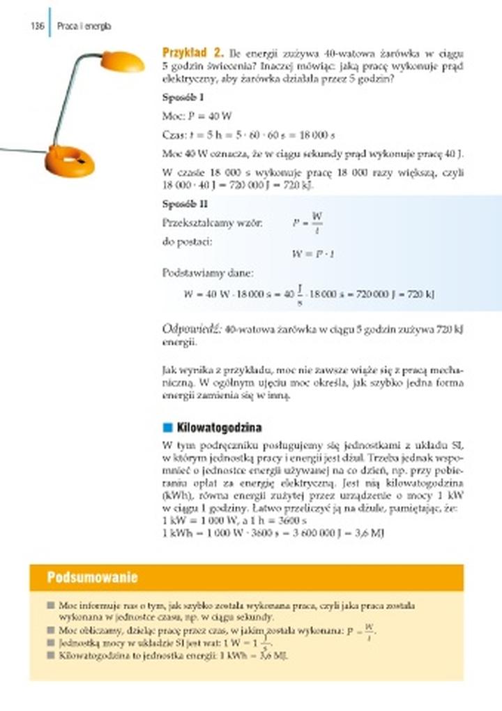 Obliczanie zużycia energii